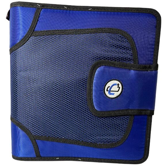 Case It S-816 Royal Blue 2" 3-Ring Flap Closure Binder Organizer - Picture 1 of 4